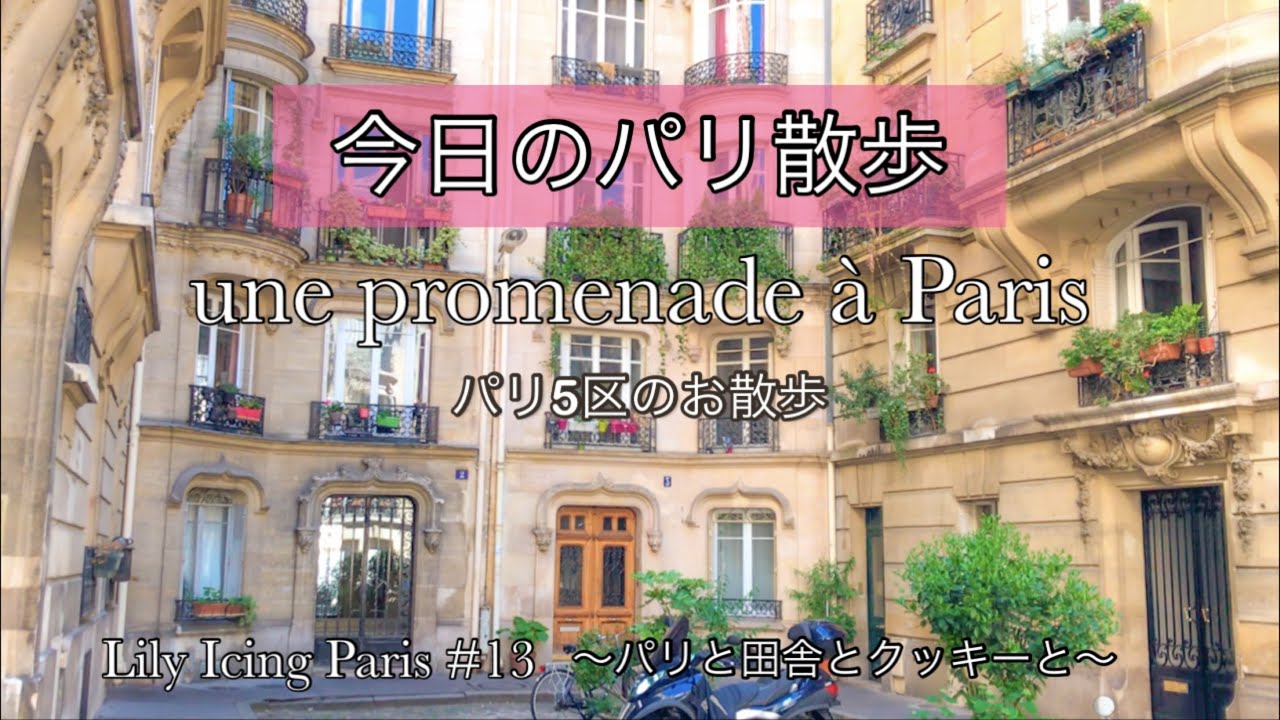 #14【今日のパリ🇫🇷散歩】🌿パリ５区映画のセットのような路地をお散歩🌿【ヨーロッパの街並み/路地】