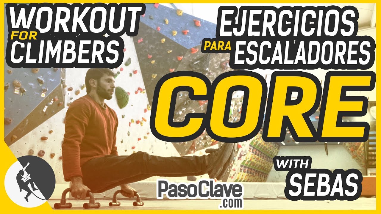EJERCICIOS para el CORE para ESCALADA 👊 ABS WORKOUT FOR CLIMBERS ABDOMINALES, LUMBARES, OBLÍCUOS ✊