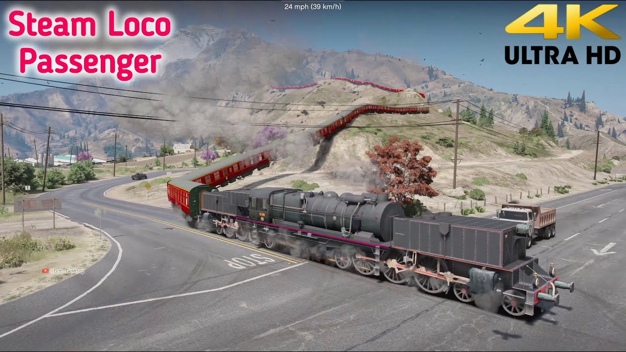 Epic Offroad Train Adventure: Paleto Forest to Trevor Airfield in GTA V!