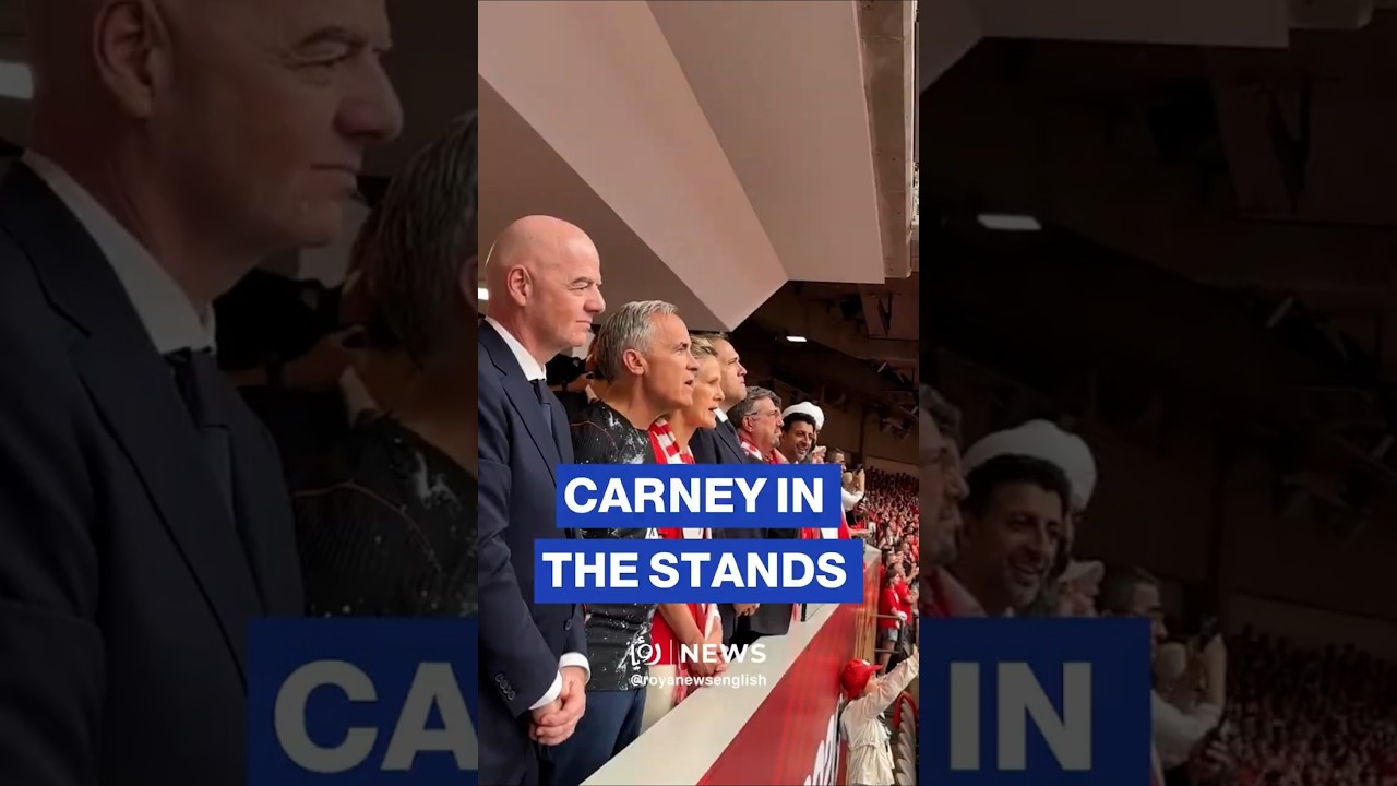 Canada&rsquo;s Carney and FIFA chief Infantino watch Canada-Qatar match