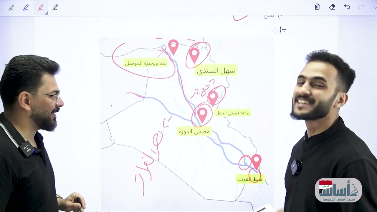 حل أسئلة الامتحان الوزاري 2025  || الجغرافية (ثالث متوسط)مع أ.علي الحطاب + أ. زياد الراوي