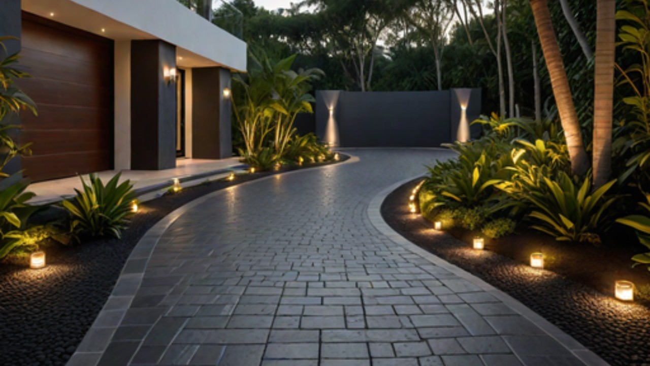 50 The Most Stunning Modern Driveway Designs You&rsquo;ve Ever Seen (INSANE Luxury!)|DecorVibes