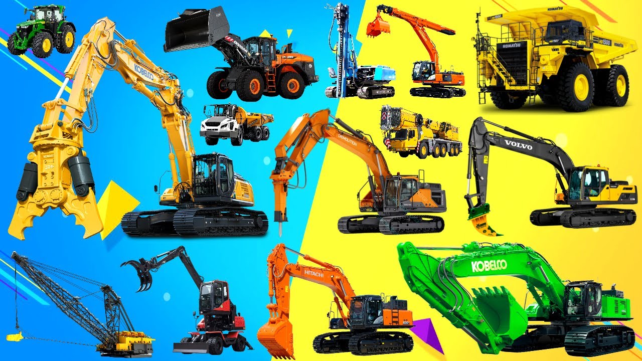 Amazing Construction Machines In Life | Excavator Demolition, Hammer, Trencher, Saw, Digger, Magnet