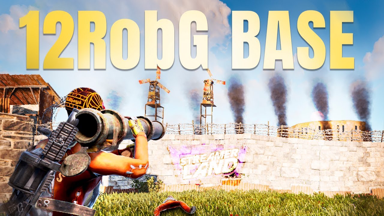 RAIDEAMOS la BASE de 12ROBG - RUST - Gameplay español