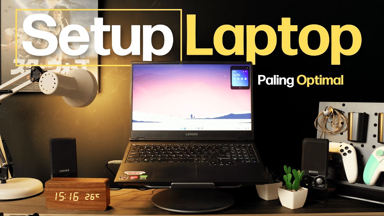Bikin SETUP LAPTOP yang Paling OPTIMAL !! (ft. Press Play NOOK Desk Shelf Pro)