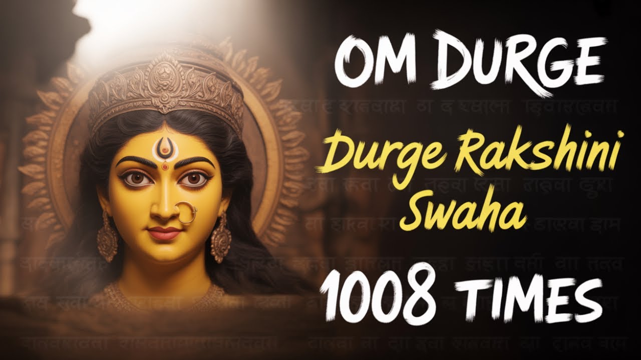 Om Durge Durge Rakshini Swaha 1008 Times | Powerful Durga Mantra for Protection & Strength