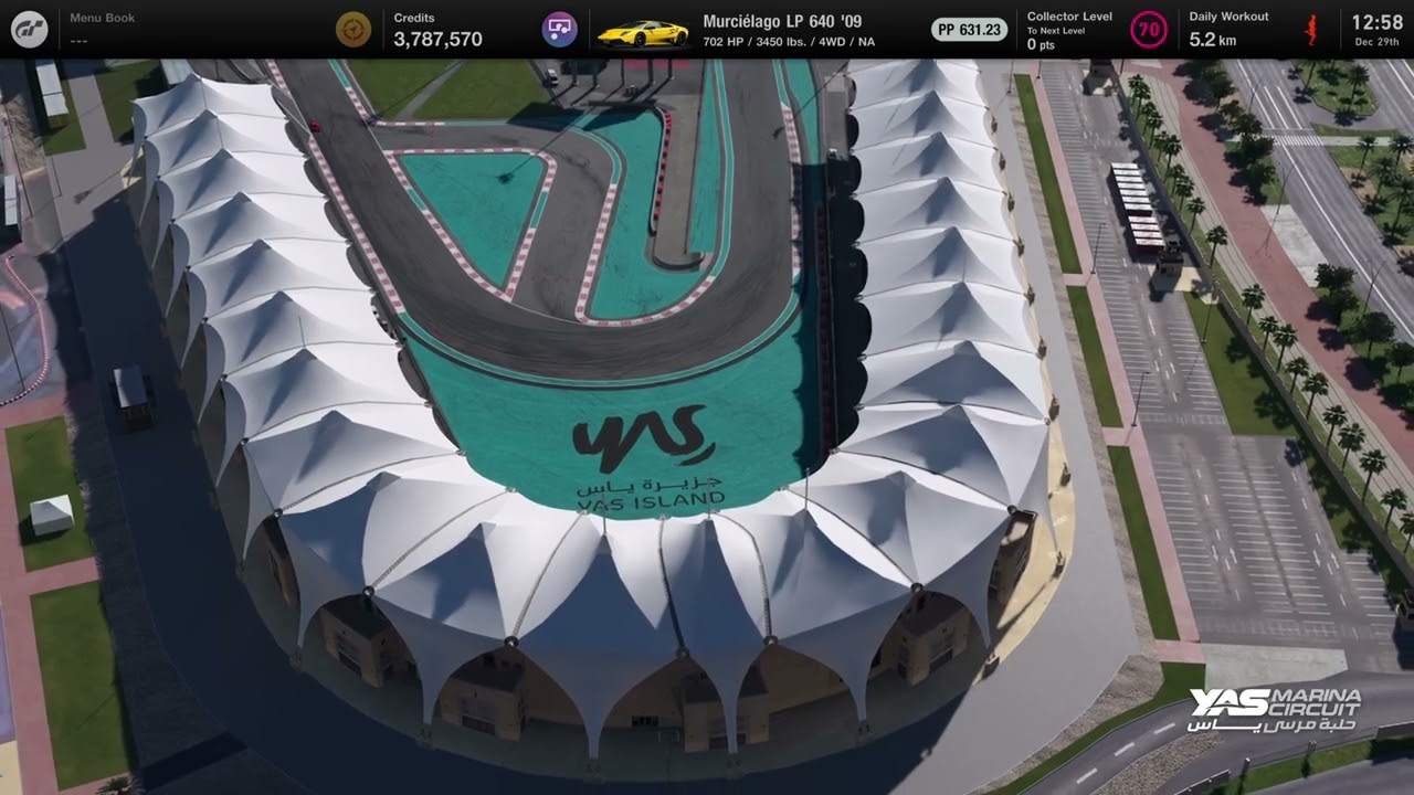 (Final Video for 2025) GT7 Yas Marina 1 hour pre race background