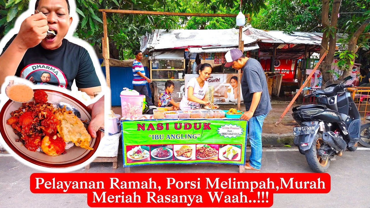 Nasi Uduk Ibu Angling Angke Jaya Raya Tambora Jakarta Barat:Poll Maknyossss‼️