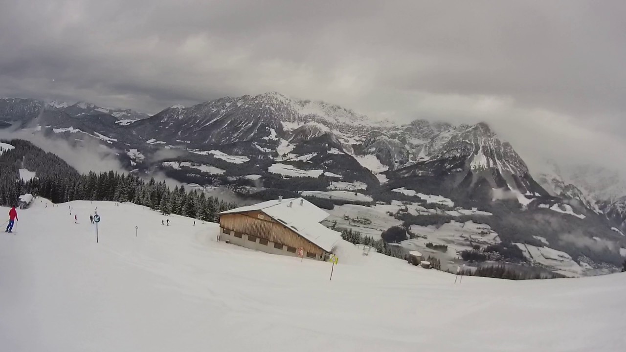 Skiwelt / Ellmau Piste 91a Ellmis 6er + Piste 88 Schmiedalm