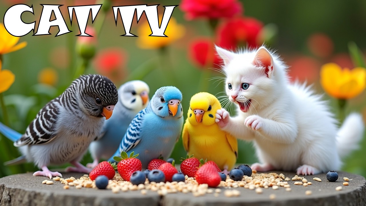 (NO ADS) CAT TV: Best Birds Videos Anti-Stress for Cats to Watch When Alone 😿🏠 Entertain TV FOR CATS