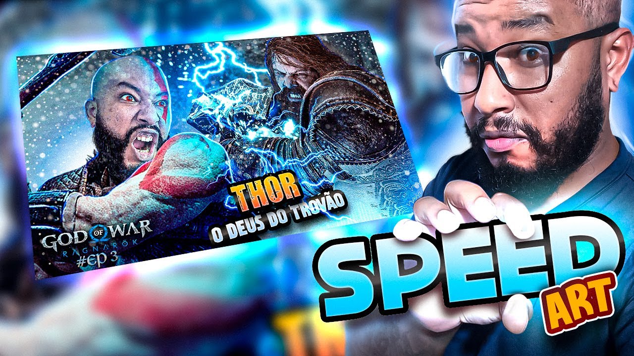 COMO FAZER THUMBNAIL || SPEED ART (APRESENTA&Ccedil;&Atilde;O)
