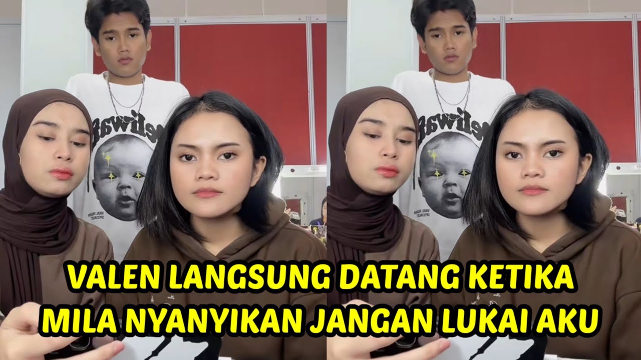 Valen langsung datang saat mila nyanyikan ini
