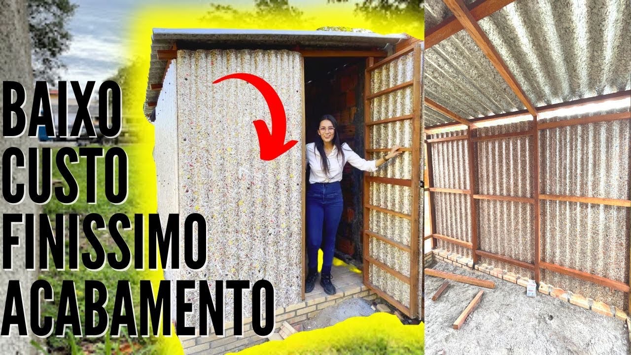 COMO FAZER UM BARRAC&Atilde;O OBRA GASTANDO POUCO