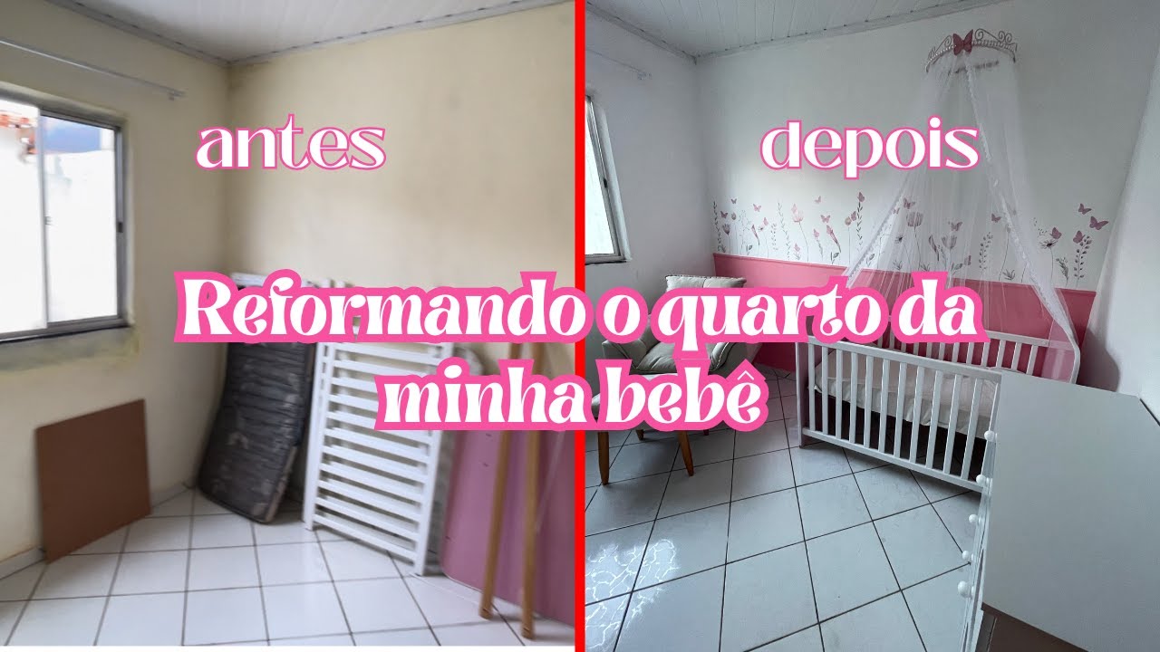 COMO REFORMAR O QUARTO DO BEB&Ecirc; GASTANDO POUCO| dicas para montar o quarto do beb&ecirc; gastando pouco