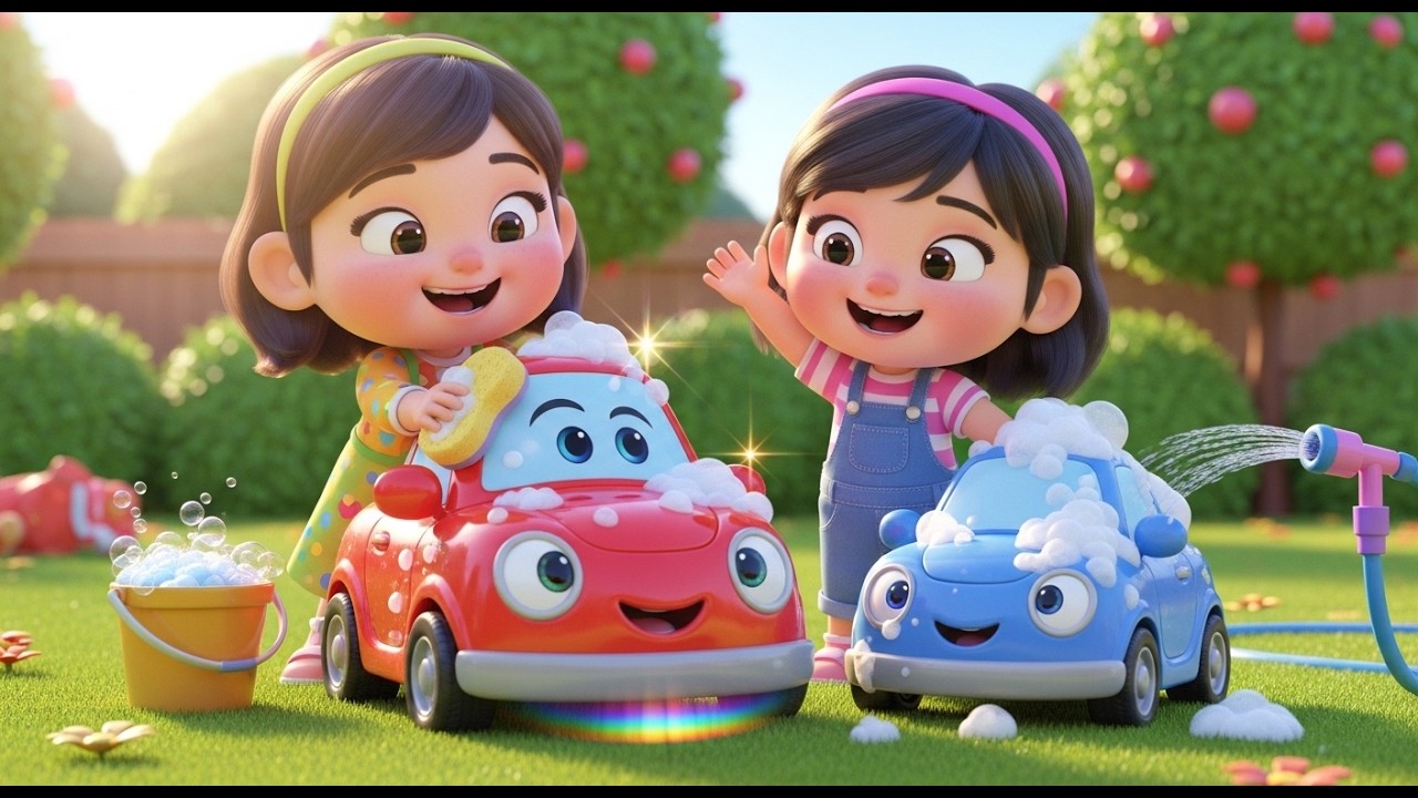 Coco Washes Mia’s Toy Car! 🚗🫧 | The Big Surprise Cleaning Challenge for Kids