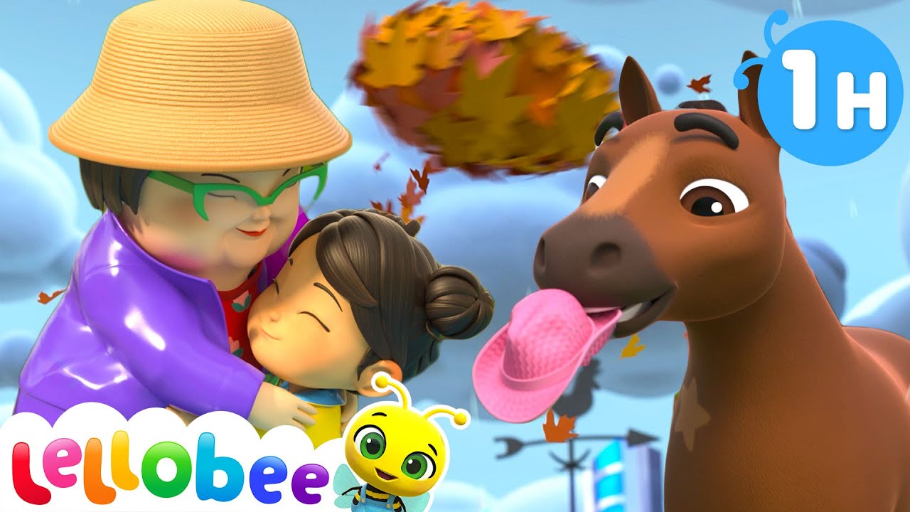 Rain Rain Go Away, I Want To Go And Play Today | 🌻Lellobee City Farm - Kids Playhouse Song Mix