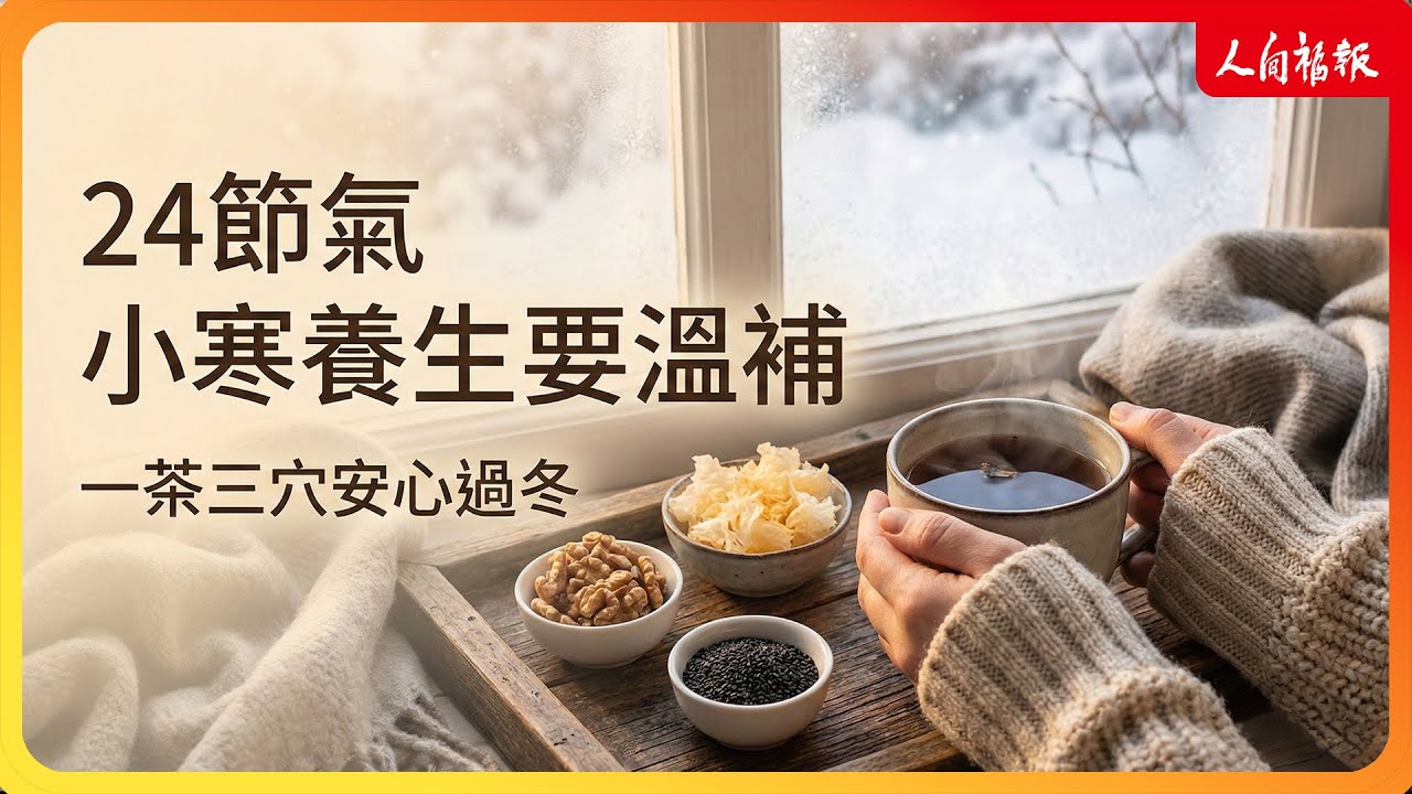 【24節氣】小寒養生要溫補　一茶三穴安心過冬