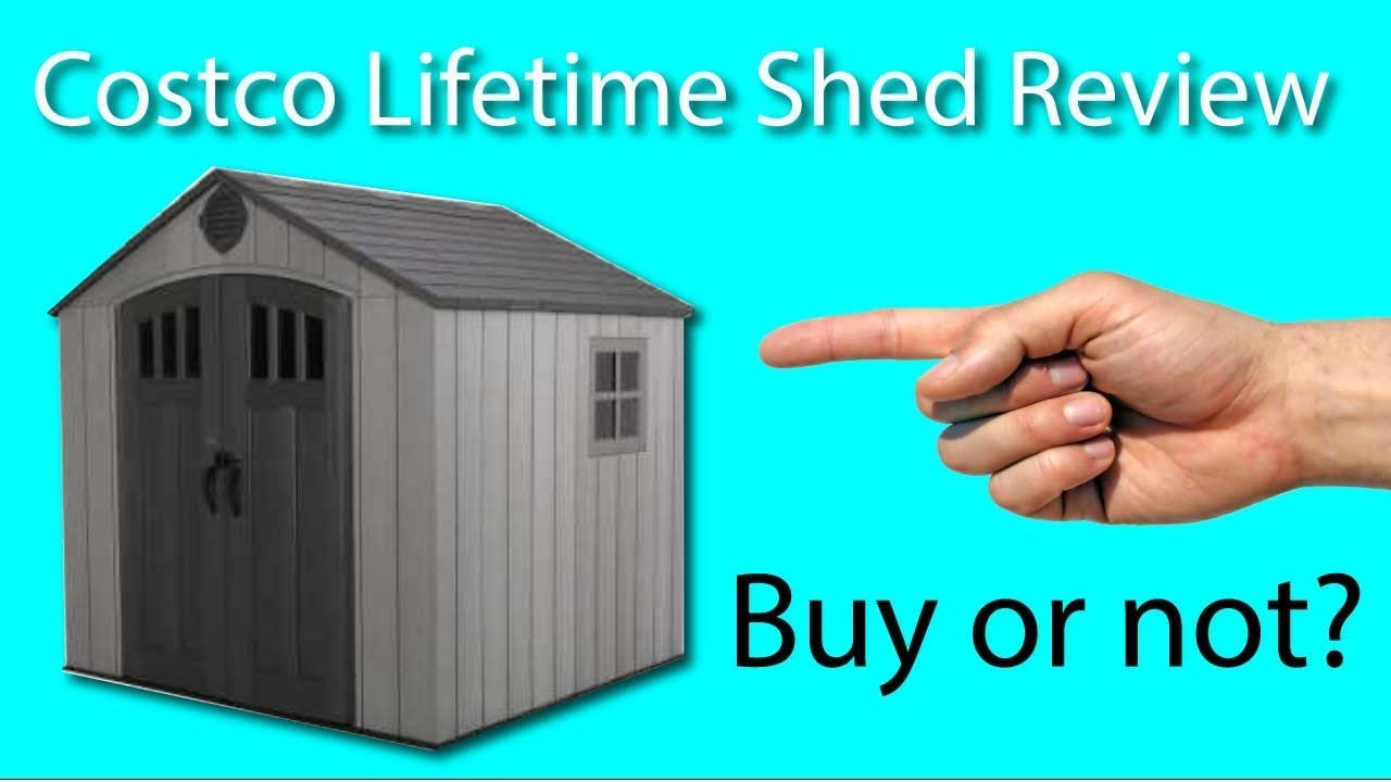 Watch this before you buy that Costo storage shed!