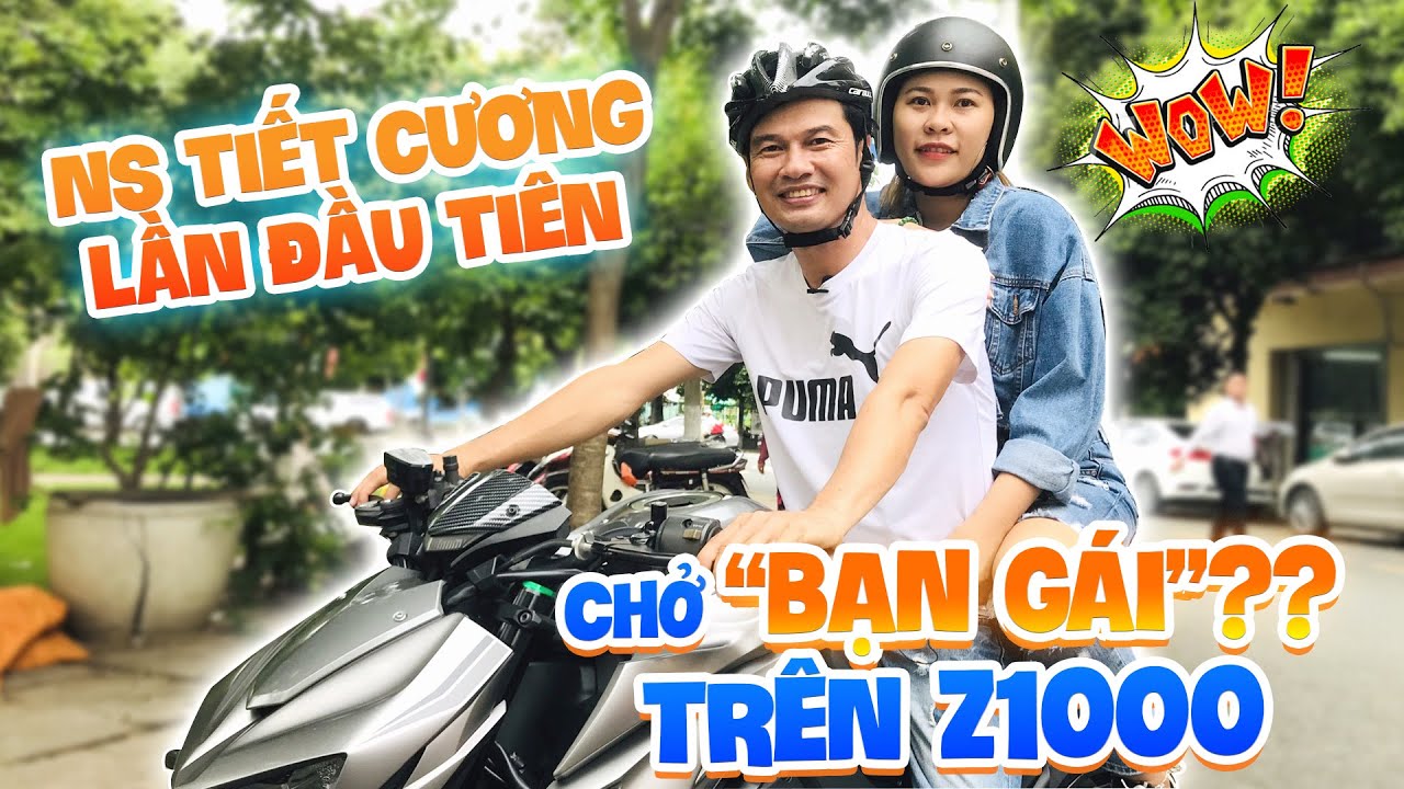 Biker nữ Long An chạy Z1000 