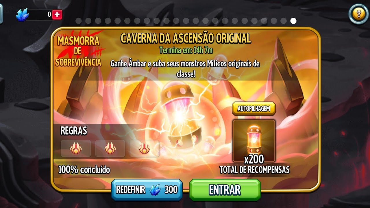 CAVERNAS DA ASCENSÃO PT.1 - MONSTER LEGENDS 