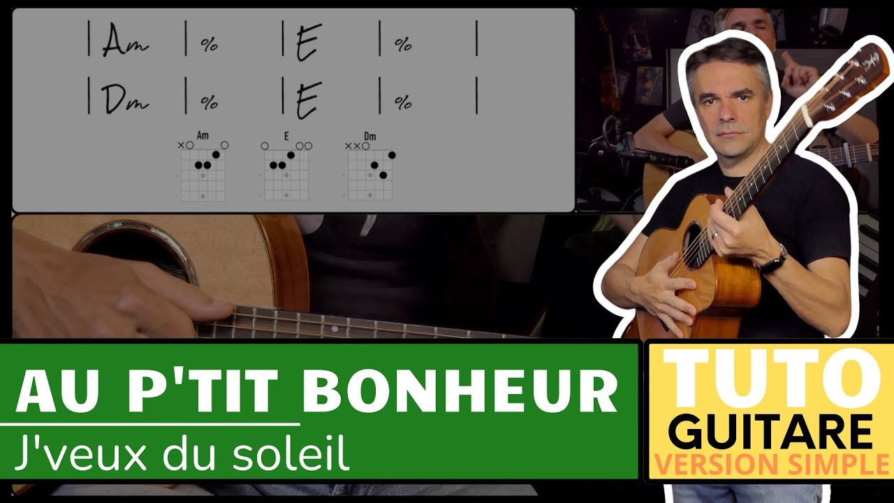 J'veux du soleil Гитара - Простой урок для начинающих 🎸