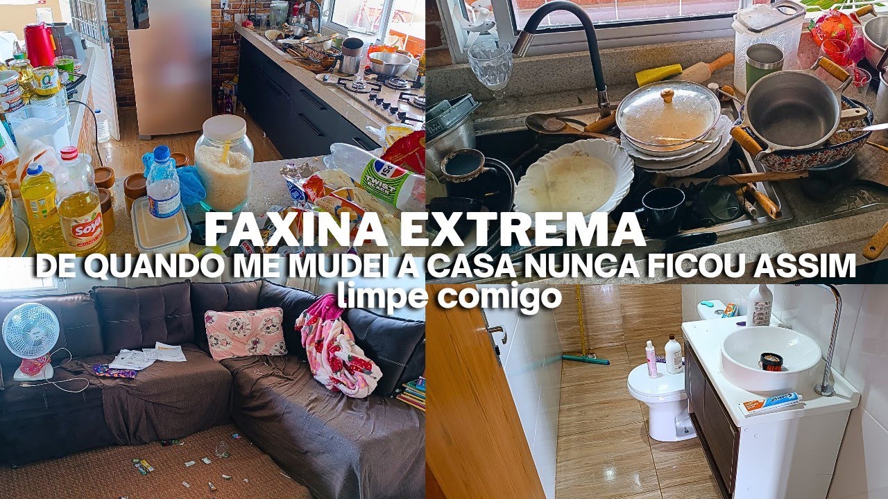 FAXINA EXTREMA: de quando me mudei a casa nunca ficou assim/ LIMPE COMIGO/ cleaning 