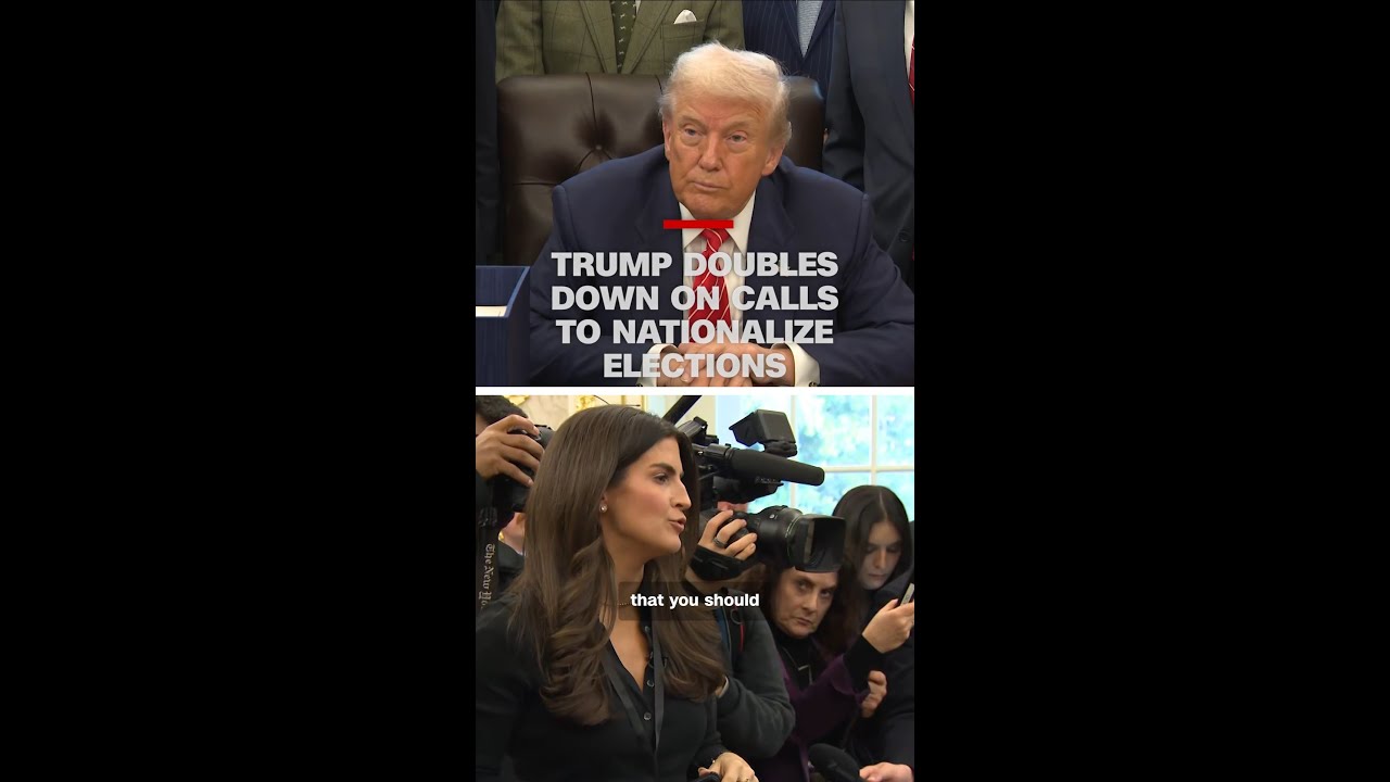 Trump doubles down on calls to nationalize elections