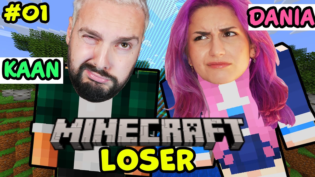 Minecraft LOSER #01 UNSER 1.MINECRAFT PROJEKT! Kaan & Dania Überlebensmodus