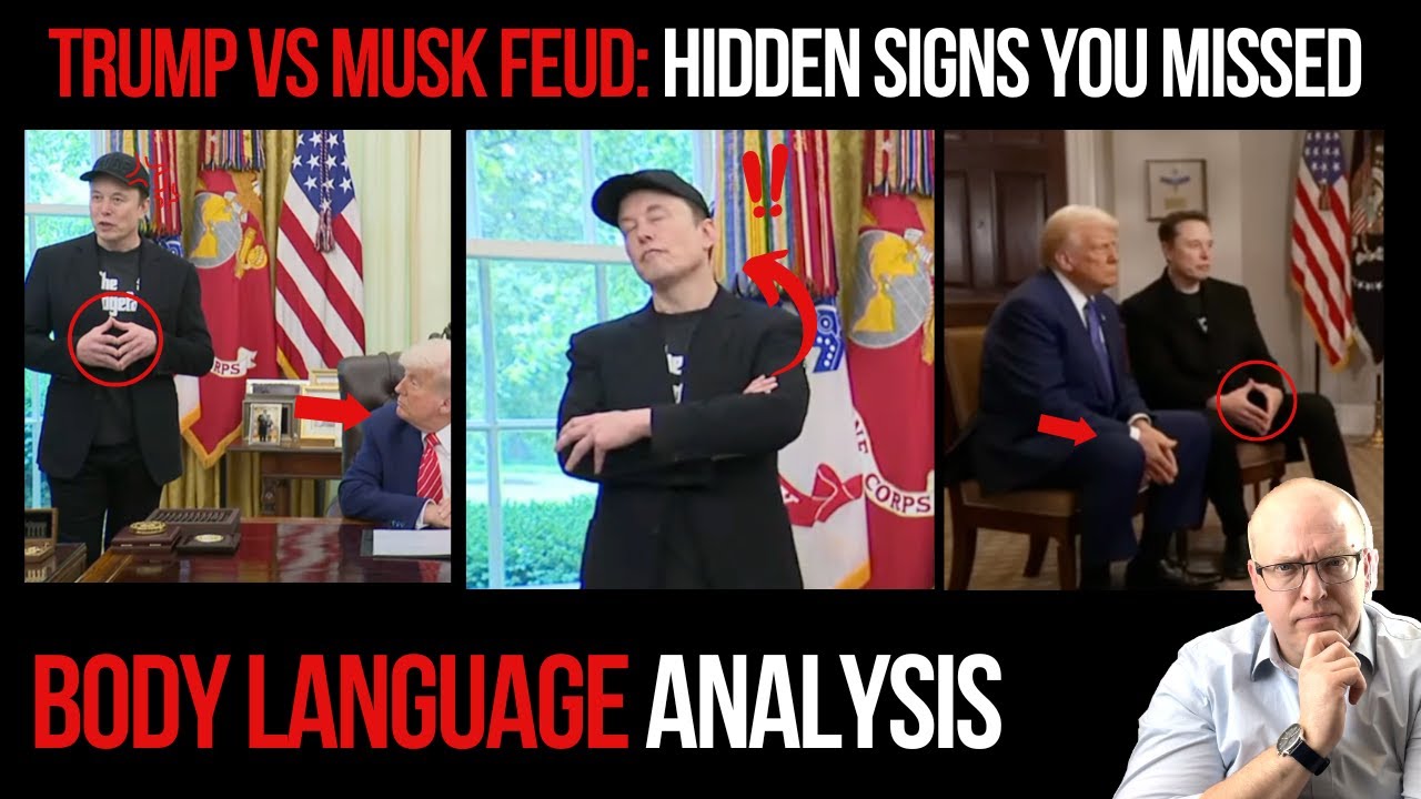 Elon Musk vs President Trump Feud: Hidden Signs You Missed Body Language Analysis