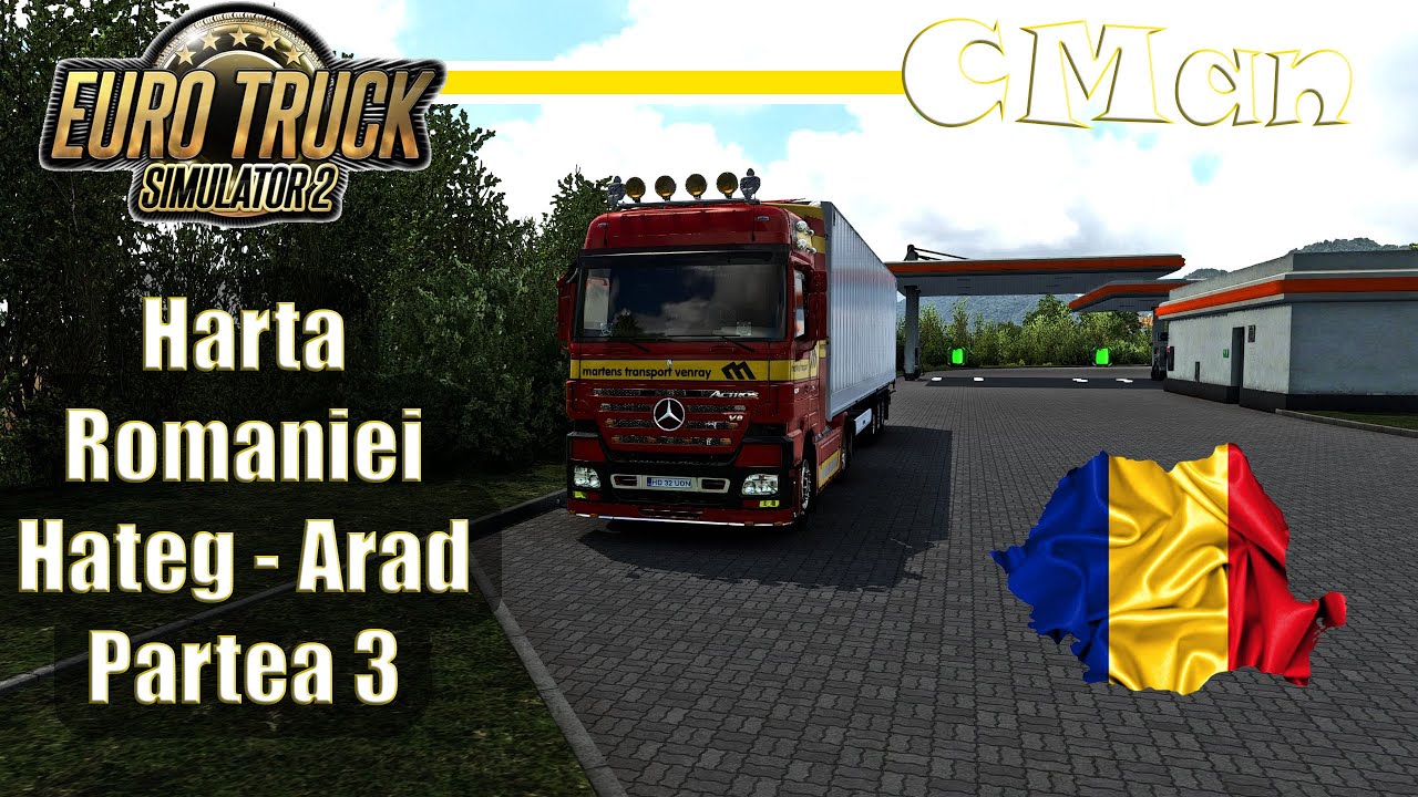 ETS 2 Harta Romaniei Hateg - Arad partea a 3-a