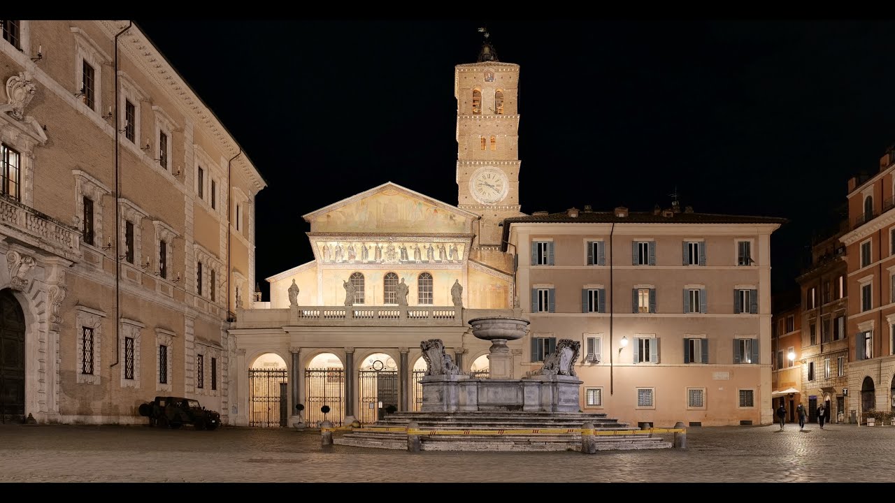 [4K HDR] Evening Walk in Trastevere | Rome, Italy | Slow TV