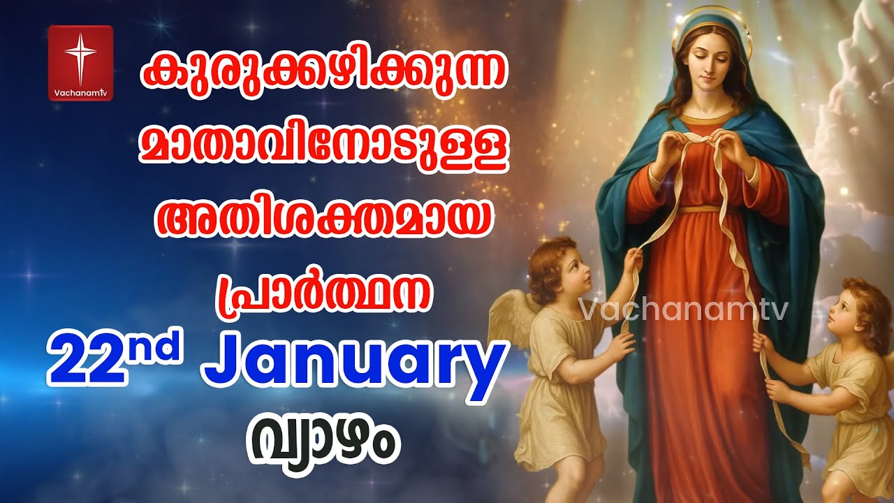🔴 LIVE - 22nd Jan | കുരുക്കഴിക്കുന്ന മാതാവിന്റെ അതിശക്തമായ പ്രാർത്ഥന 33 തവണ 33 ദിവസം ചൊല്ലുക #live