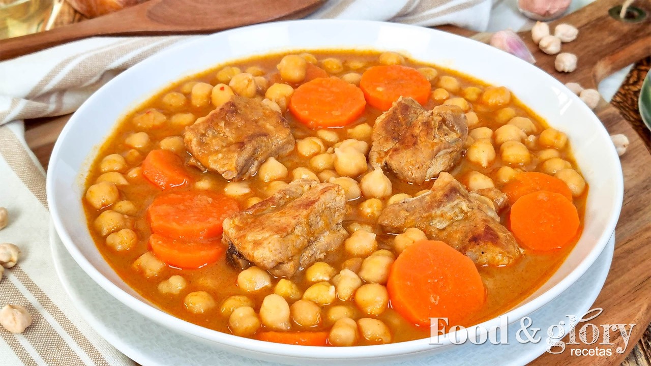 Los GARBANZOS con COSTILLAS más fáciles y saciantes que vas a probar