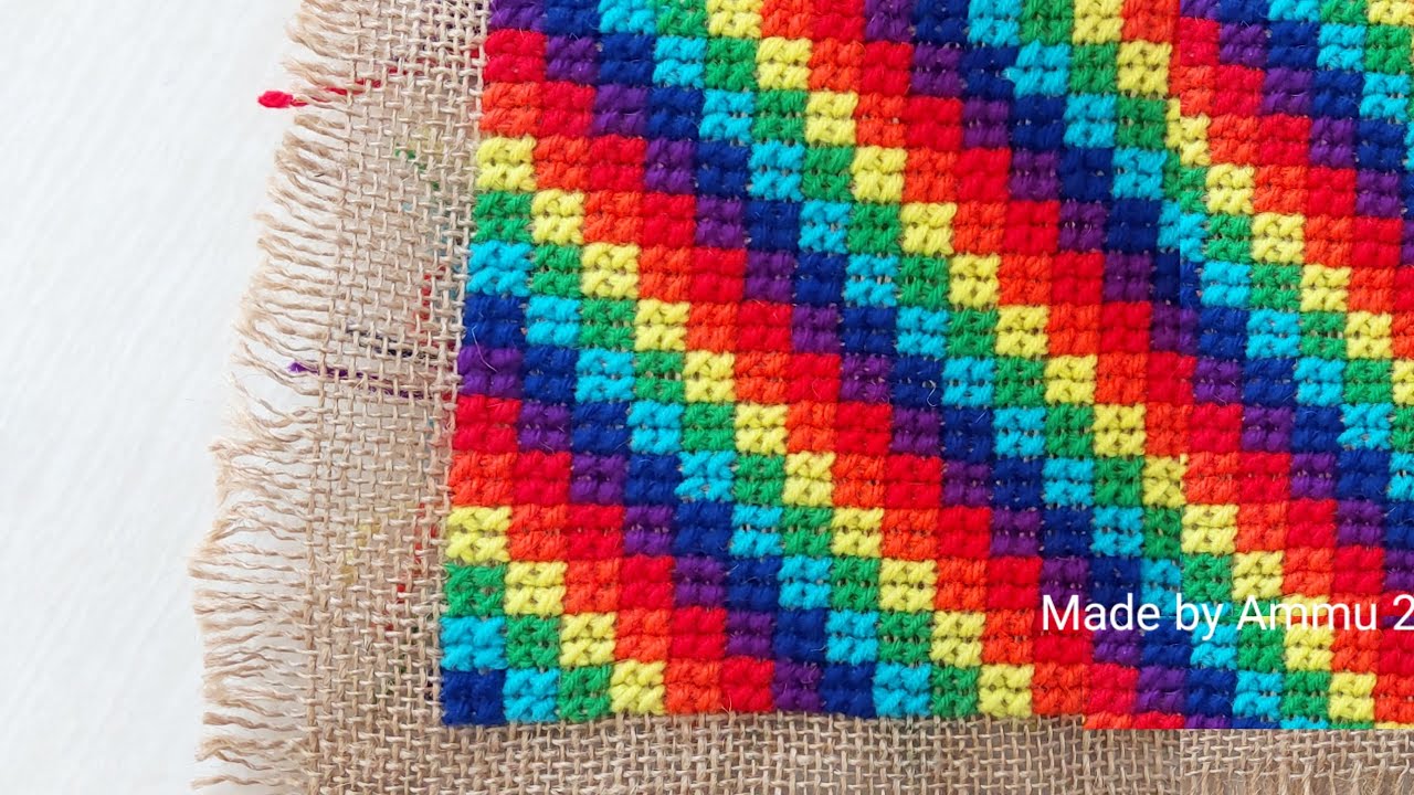 Colourful ason design/Colourful ason pattern/Cross stitch ason design