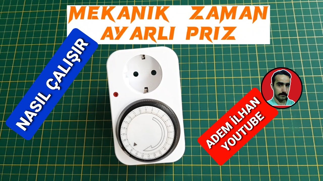 Mekanik Zaman Ayarlı Priz Nasıl Çalışır