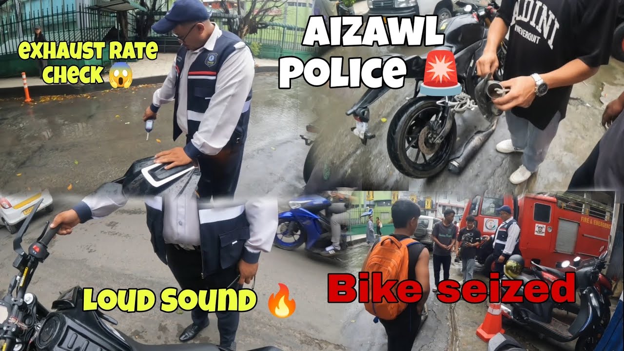 Aizawl Police Seized My Bike For Loud Exhaust 😔😭 | 5k Challan Hogiya 😫