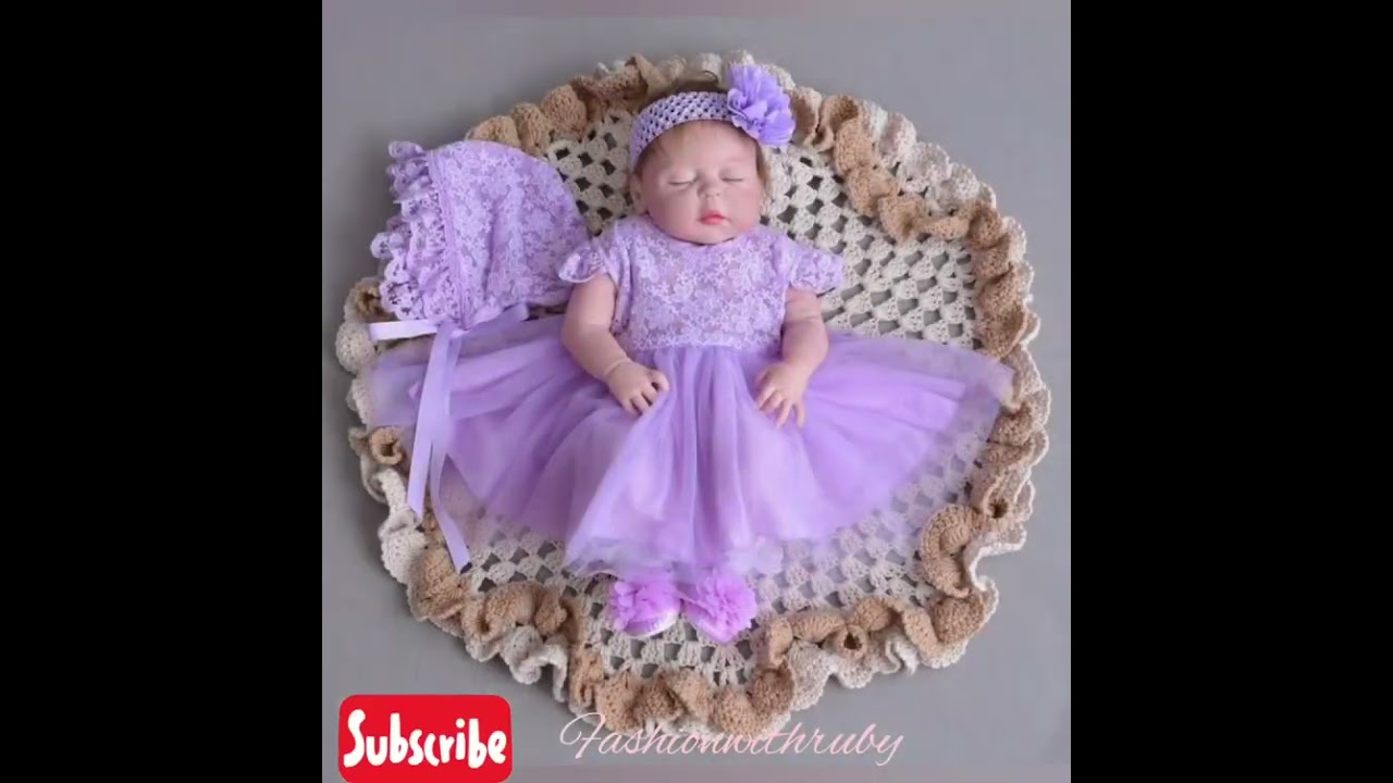 newbornbabygirldress, newborn baby dress, new born dress, new born baby dress design #viralvideo
