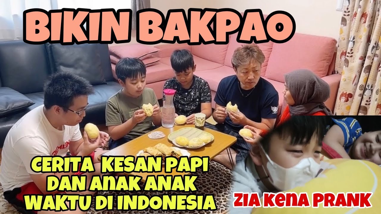 CERITA PAPI JEPANG WAKTU KITA TINGGALIN KE INDONESIA- ZIA KENAPA PRANK KAKAK YUTARO