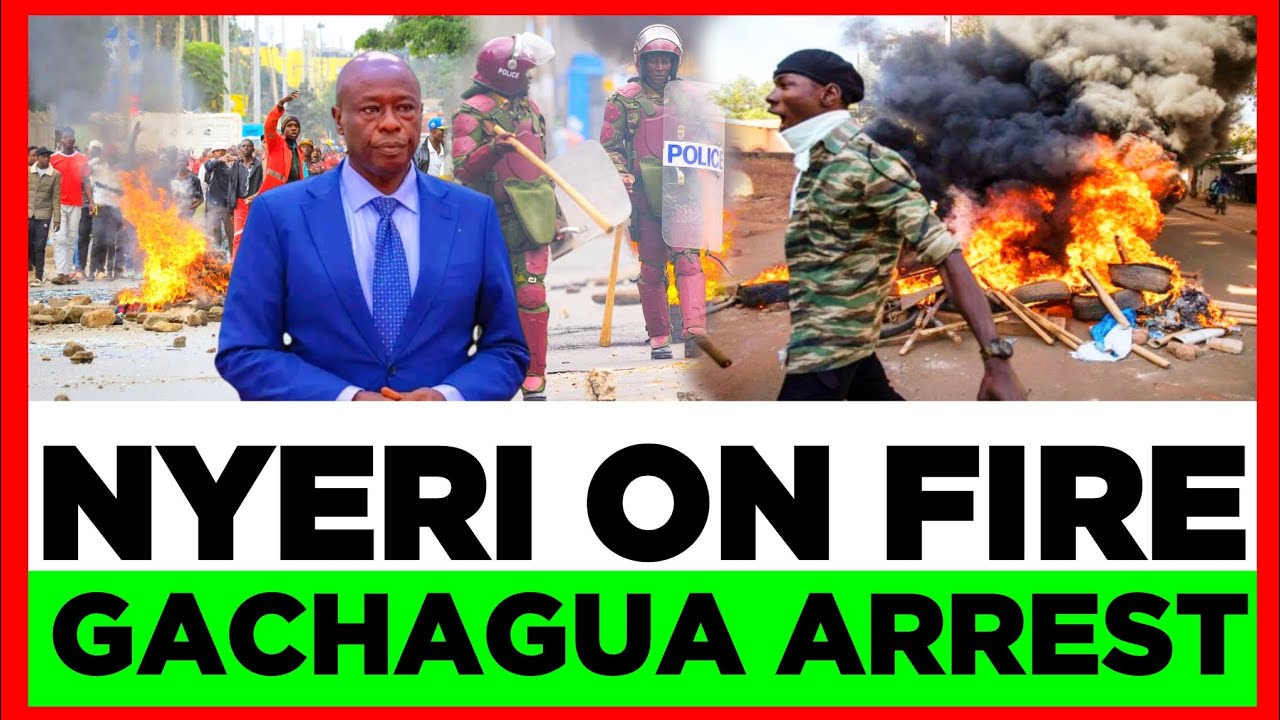 Kimeumana! Tension in NYERI as RUTO'S MP Sends Police to Arrest Gachagua 