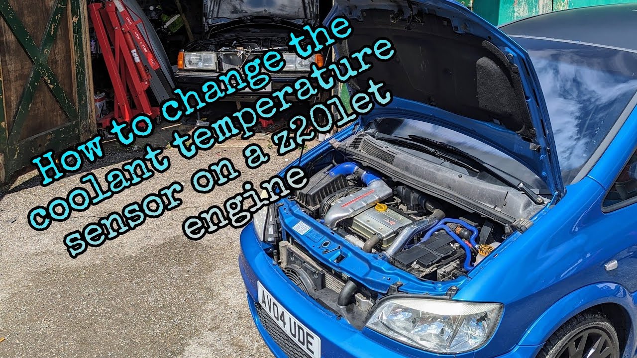 How to change a coolant temperature sensor on a z20let engine #shorts