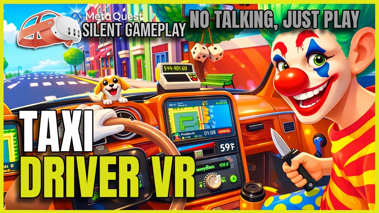 TAXI DRIVER VR - 10% DISCOUNT - First Minutes VR Gameplay (No Commentary) | Meta Quest 3