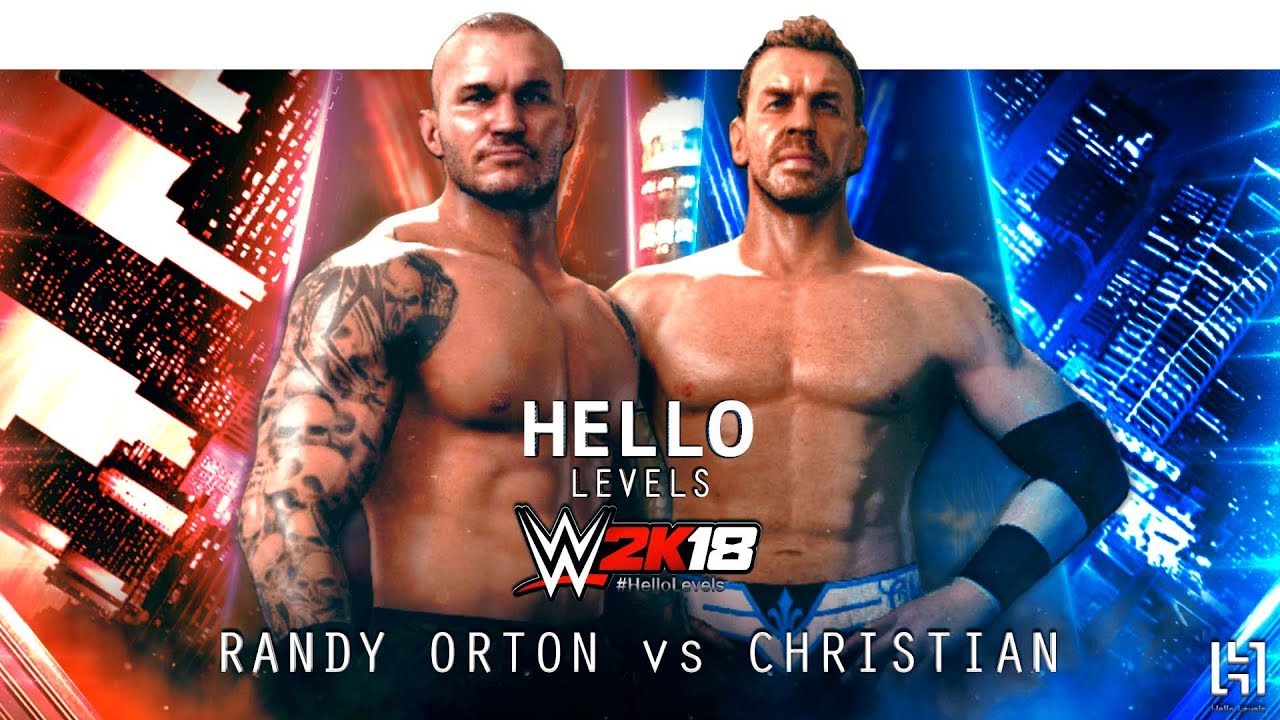 WWE 2K18 Randy Orton vs Christian - Hello Levels WWE 2K18 PS4 Gameplay Full Match