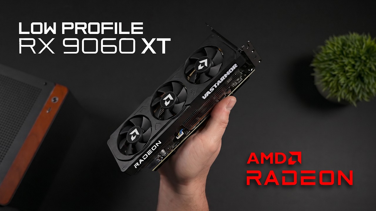 Первая в мире низкопрофильная RX 9060 XT! Первый взгляд вживую