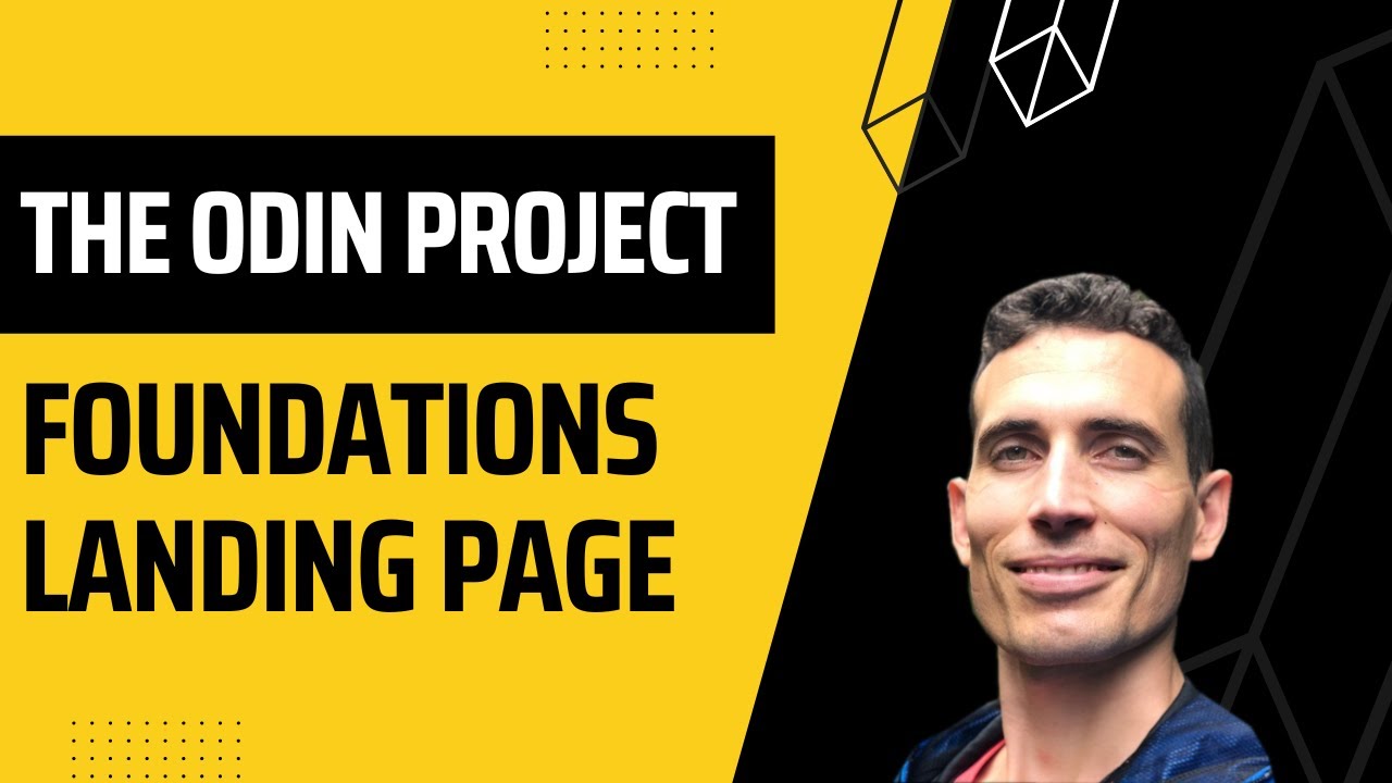The Odin Project - Foundations Landing Page