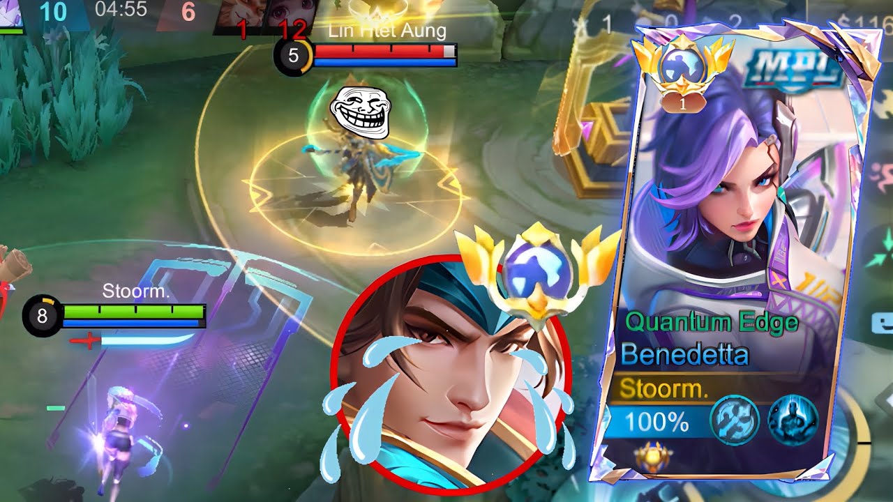 GOOD BYE ZILONG🤣 GLOBAL BENEDETTA GAMEPLAY NO EDIT CHALLENGE🔥