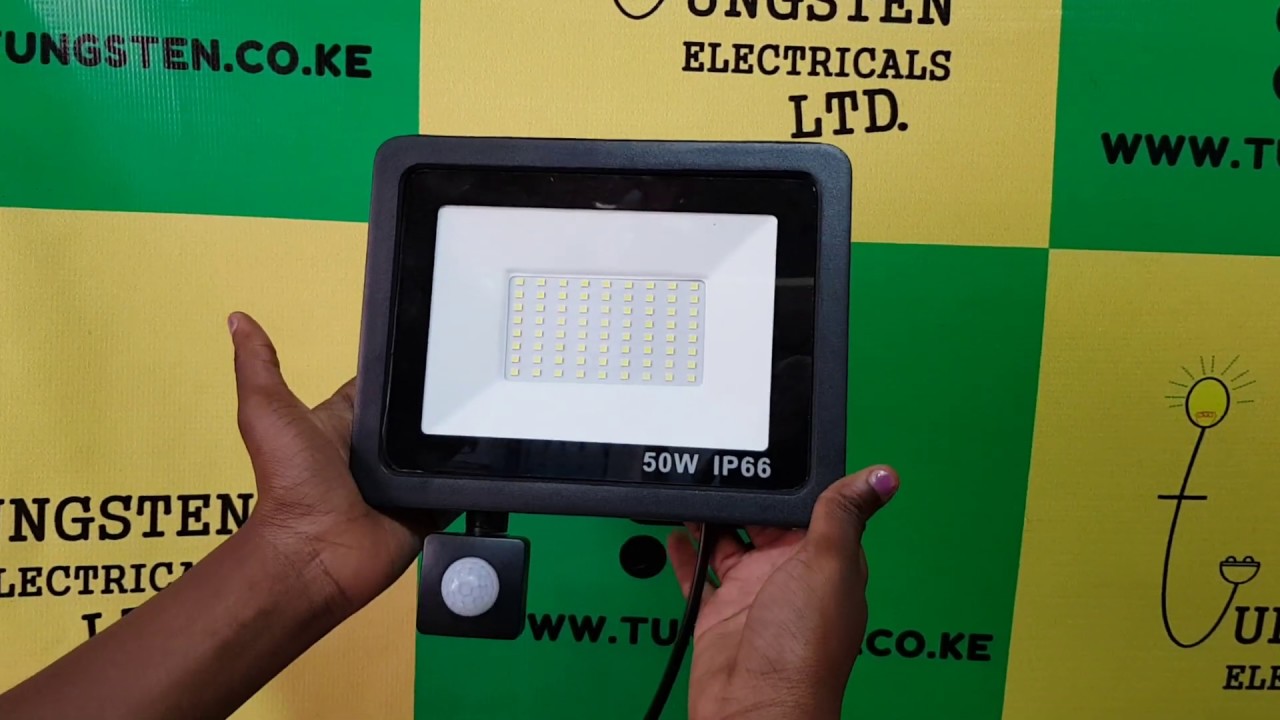 LED Motion sensor floodlights