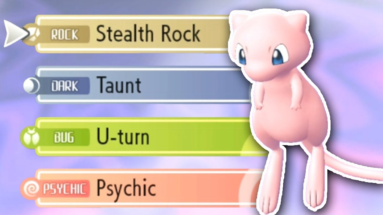TOP 5 BEST Movesets for Mew in Pokemon Let's Go Pikachu & Eevee!
