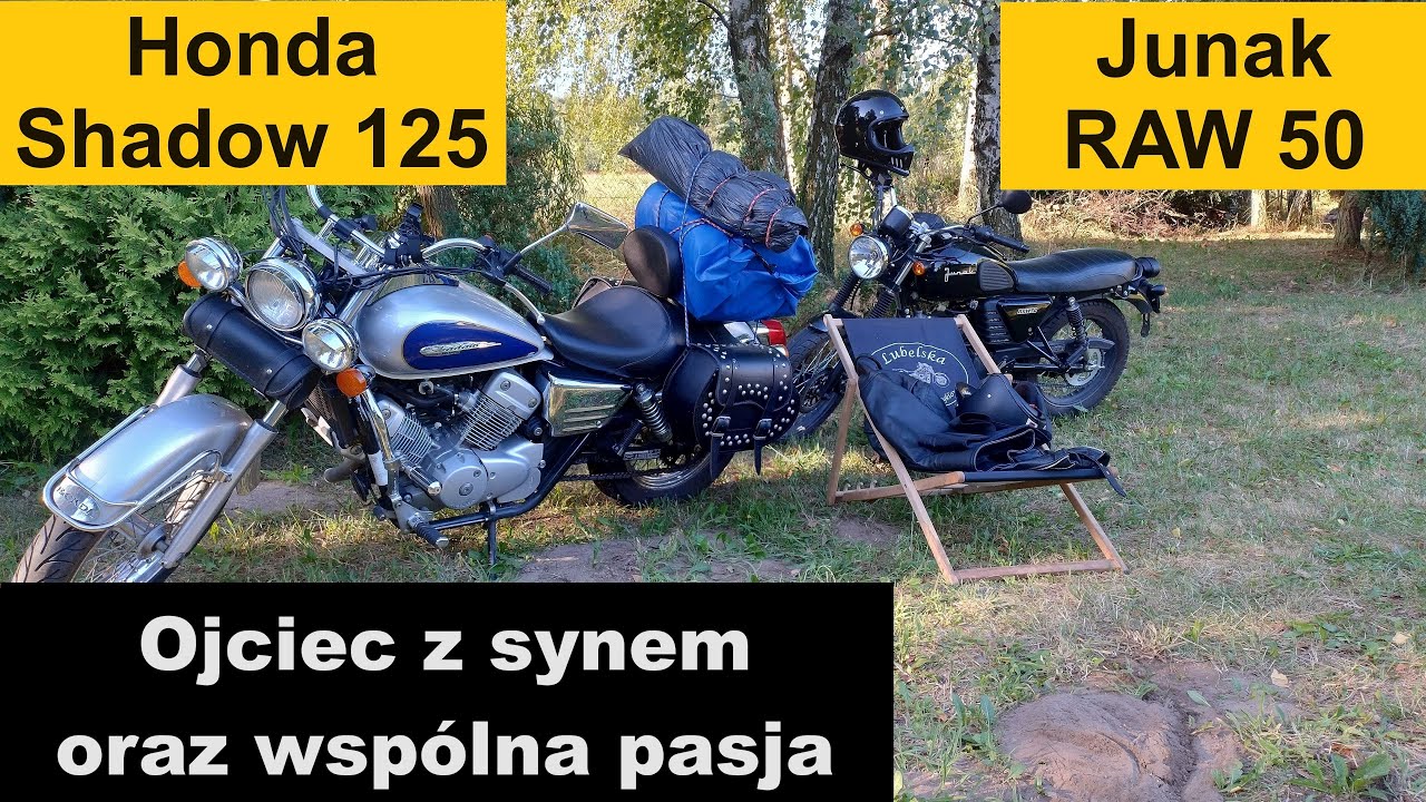 Honda Shadow i Junak RAW50. Rodzinne 50 i 125.