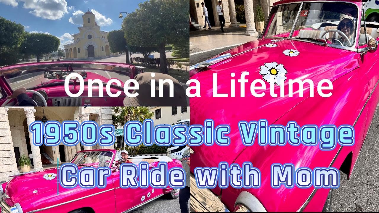Havana - 1950s Classic Vintage Car Ride | Once in a Lifetime Car Ride only in Cuba