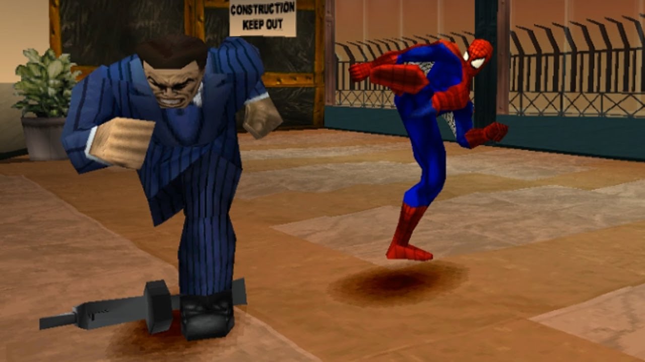 Spider-Man fights Hammerhead and his gang - Spider-Man: Enter: Electro (PlayStation)